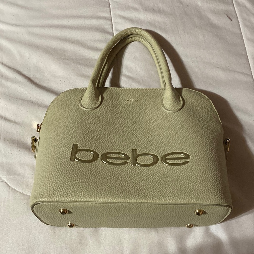 Gold Bebe Fabiola dome satchel